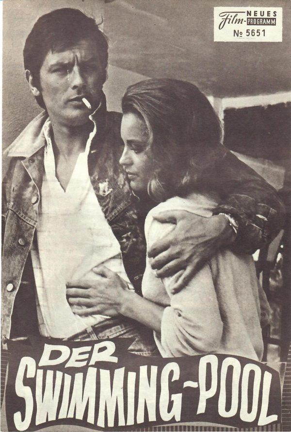 5651: Der Swimming Pool ( La Piscine ) Romy Schneider, Alain Delon, Jane Birkin, Maurice Monet,