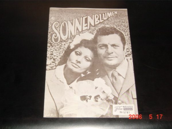 5781: Sonnenblumen, Sophia Loren, Marcello Mastroianni,