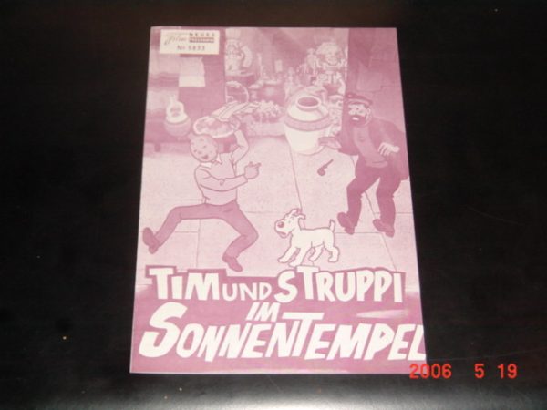 5833: Tim & Struppi im Sonnentempel, ( Herge )