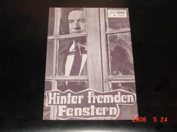 5986: Hinter fremden Fenstern, George Sanders, Annie Girardot,