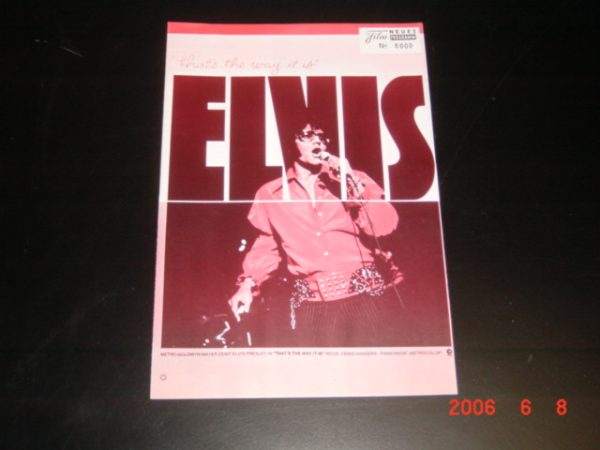 6000: Elvis "thats the way it is" Elvis Presley,