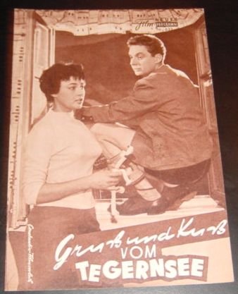 633: Gruß und Kuß vom Tegernsee (Rudolf Schündler) Elma Karlowa, Bert Fortell, Christiane Maybach, Harald Juhnke, Ruth Stephan, Kurt Großkurth, Monika Dahlberg, Hans Leibelt, Ingrid Dittmar, Kenneth Spencer, Jan Troeger, Franz Schafheitlin, Harald Martens