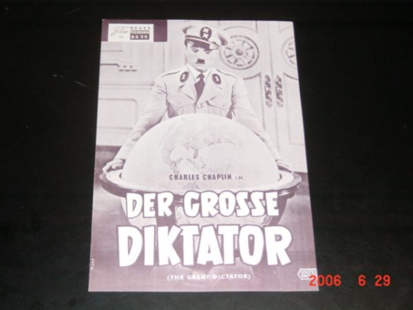 6335: Der grosse Diktator (The Great Dictator) Charlie Chaplin,