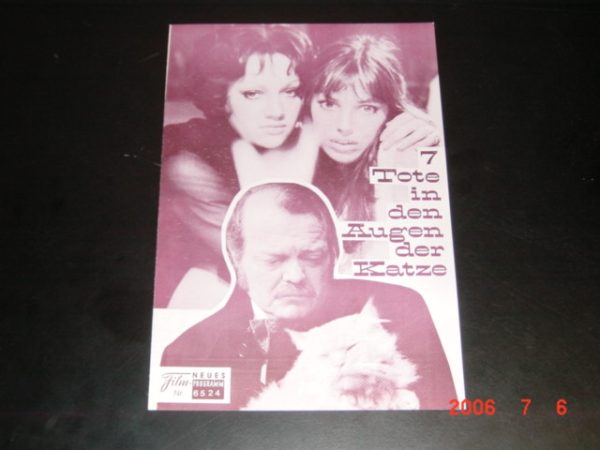 6524: Sieben Tote in den Augen der Katze, Jane Birkin,