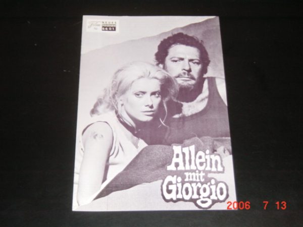6601: Allein mit Giorgio, Catherine Deneuve, M. Mastroianni,