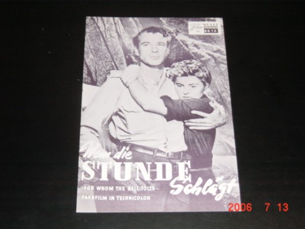 6613: Wem die Stunde schlägt, Gary Cooper, Ingrid Bergman,