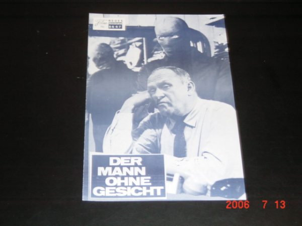 6667: Der Mann ohne Gesicht, Gert Fröbe, Josephine Chaplin,