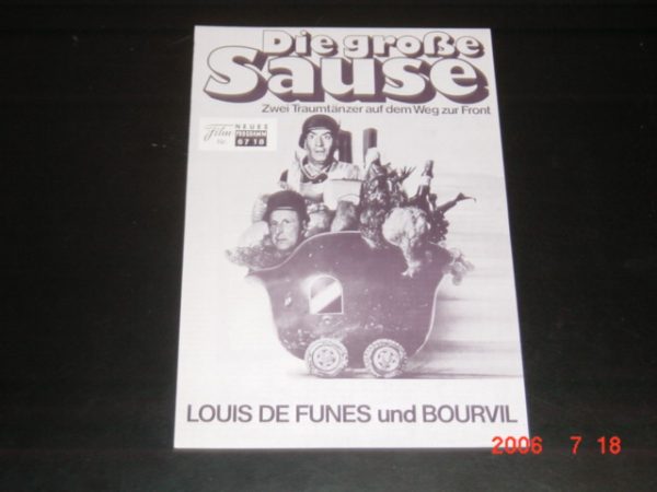6718: Die Große Sause, Louis de Funes, Bourvil,
