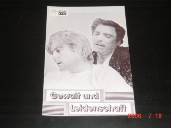 6732: Gewalt und Leidenschaft, ( Visconti ) Burt Lancaster,