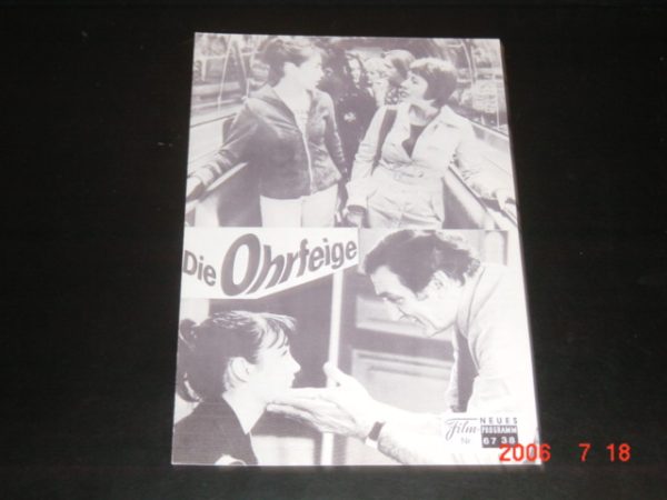 6738: Die Ohrfeige Isabelle Adjani, Lino Ventura, Annie Girardot