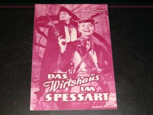 737: Das Wirtshaus im Spessart (Kurt Hoffmann) Liselotte Pulver, Hans Clarin, Carlos Thompson, Günther Lüders, Rudolf Vogel, Ina Peters, Helmuth Lohner, Herbert Hübner, Kai Fischer, Paul Esser, Otto Storr, Heini Goebel, Ernst Braasch