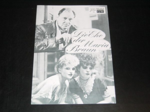7402: Die Ehe der Maria Braun, ( Fassbinder ) Hanna Schygulla,