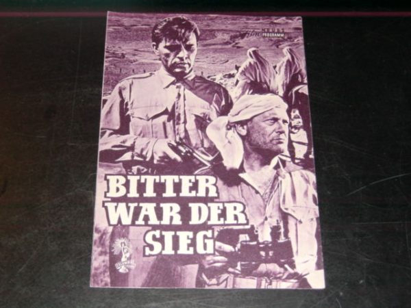 750: Bitter war der Sieg (Nicholas Ray) Curd Jürgens, Christopher Lee, Richard Burton, Raymond Pellegrin, Ruth Roman, Anthony Bushell, Alfred Burke, Sean Kelly, Ramon de Lorrocha, Roman O´Casey, Fred Matter, Raoul Matter