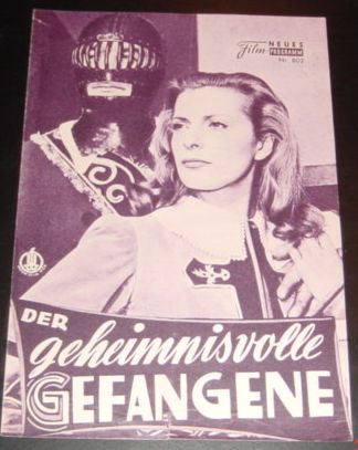 802: Der geheimnisvolle Gefangene (Richard Pottier) Pierre Cressoy, Andrée Debar, Armando Francioli, Luigi Tosi, Xenia Valderi, Nerio Bernardi, Adolfo Geri, Marcello Giorda