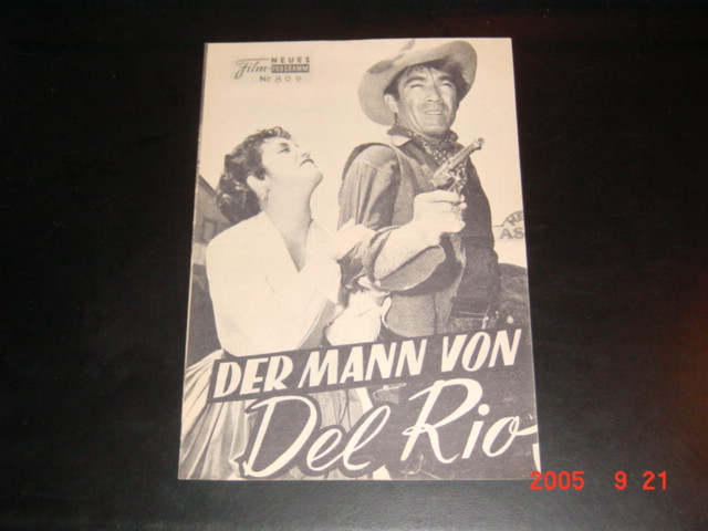 809: Der Mann von Del Rio (Harry Horner) Anthony Quinn, Katy Jurado, Peter Whitney, Douglas Fowley, John Larch, Whit Bissell, Douglas Spencer, Guinn Williams, Marc Hamilton