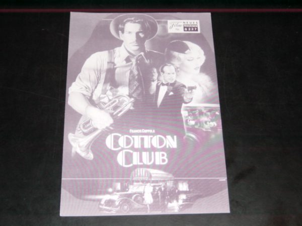 8227: Cotton Club ( Francis Ford Coppola ) Richard Gere,