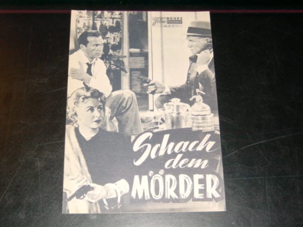 831: Schach dem Mörder (Joe Kane) Vera Ralston, Lee van Cleef, David Brian, Sidney Blackmer, Virginia Grey, Warren Stevens, Barry Kelley, Richard Karlan, Frank Puglia, Elisha Cook, Ian Mac Donald, Greta Thyssen,, Claire Carleton, Hank Worden