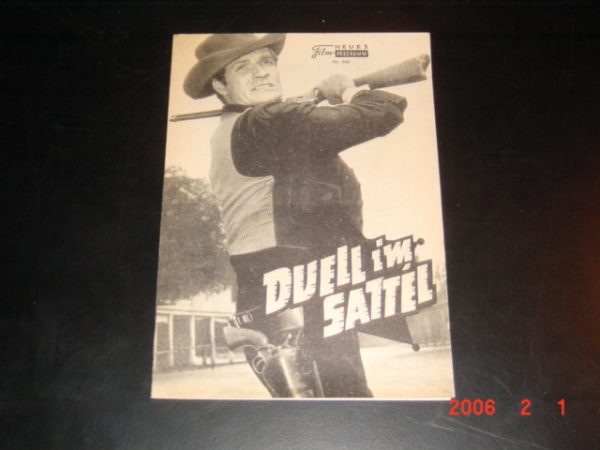 840: Duell im Sattel (Gerd Oswald) Hugh O´Brien, Raymond Burr, Nancy Gates, Reba Tassel, Donald MacDonald, Bob Burton, Eddie Firestone, Willard Sage