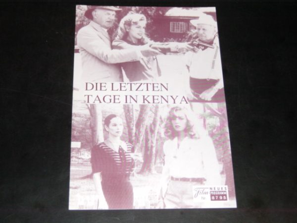 8795: Die letzten Tage in Kenia, Greta Sacchi, Sarah Miles,