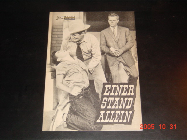 894: Einer stand allein (Robert Gordon) Keith Andes, Margaret Hayes, Gene Evans, Lynn Bari, Jeffrey Stone, Ann Robinson