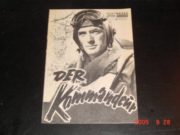 899: Der Kommandeur (Henry King) Gregory Peck, Hugh Marlowe, Gary Merrill, Millard Mitchell, Dean Jagger, Robert Arthur, Paul Stewart, John Kellogg, Bob Patten, Joyce MacKenzie, Don Hicks, Lee MacGregor, Sam Edwards, Roger Anderson, John Zilly, William S