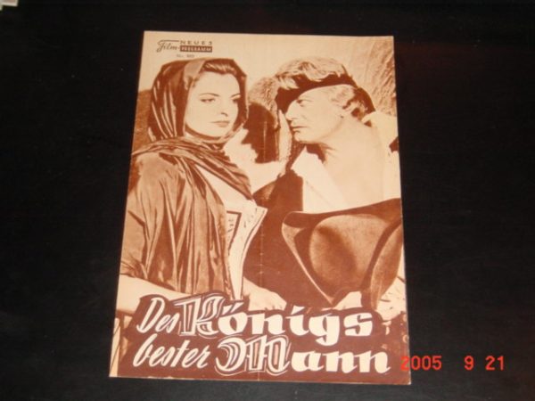 903: Des Königs bester Mann (Georges Lampin) Jean Marais, Nadja Tiller, Elenora Rossi Drago, Cathia Caro, Jean Lara, Sonja Hlers, Paul-Emile Deiber, Yves Massart, Renaud Mary, Christian Duvaleix, Raoul Delfosse, Robert Dalban