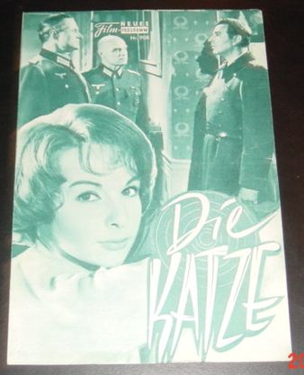 908: Die Katze (Henri Decoin) Francoise Arnoul, Bernhard Wicki, K. Meisel, Bernard Blier, Roger Hanin, Harald Wolff, Louise Roblin