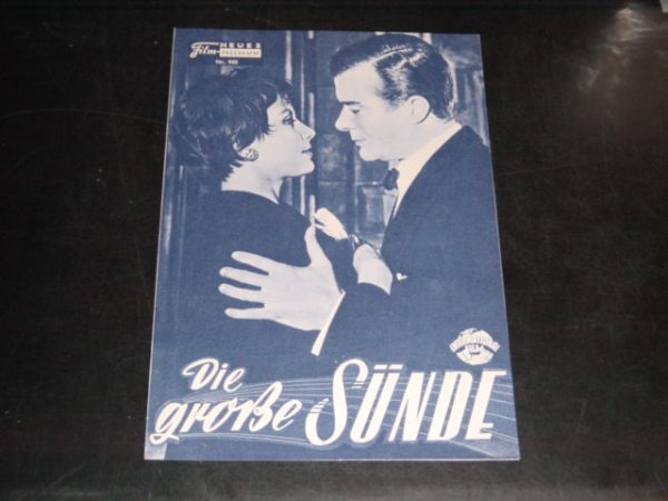 920: Die große Sünde (Sergjo Corbucci) Massimo Serato, Sonja Ziemann, Arnold Foa, Fiero Lulli, Anna Maria Ferrero, Andrea Checci, Fedele Genitile, Nuccia dÁlma Fedele, Barbara Schlley