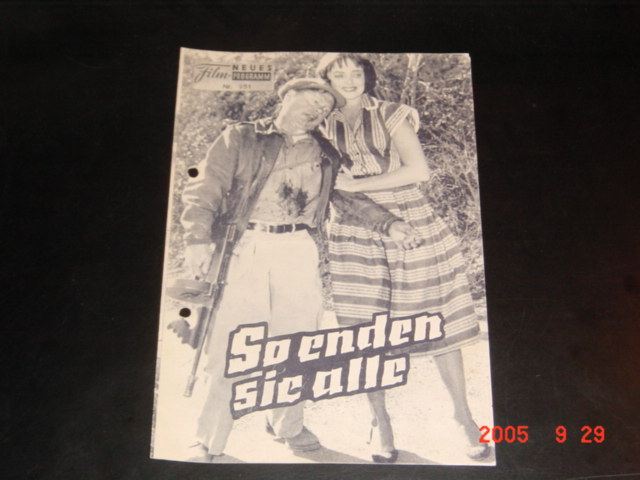 951: So enden Sie alle (Don Siegel) Mickey Rooney, Carolyn Jones, Sir Cedric Hardwicke, Chris Dark, Ted DeCorsia, Emille Meyer, Tony Caruso, Leo Gordon, Dan Terranova, Jack Elam, Dabbs Greer