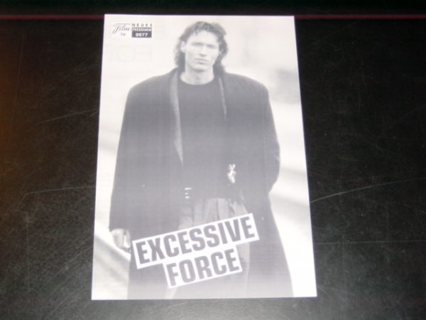9677: Excessive Force ( Jon Hess ) Charlotte Lewis, Thomas Ian Griffith, James Earl Jones, Burt Young,