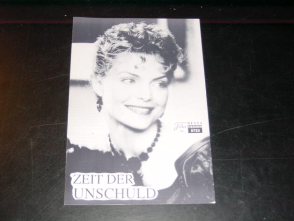 9723: Zeit der Unschuld ( Martin Scorsese ) Michelle Pfeiffer, Daniel Day Lewis, Winona Ryder, Geraldine Chaplin, Robert Sean Leonard, Jonathan Pryce,