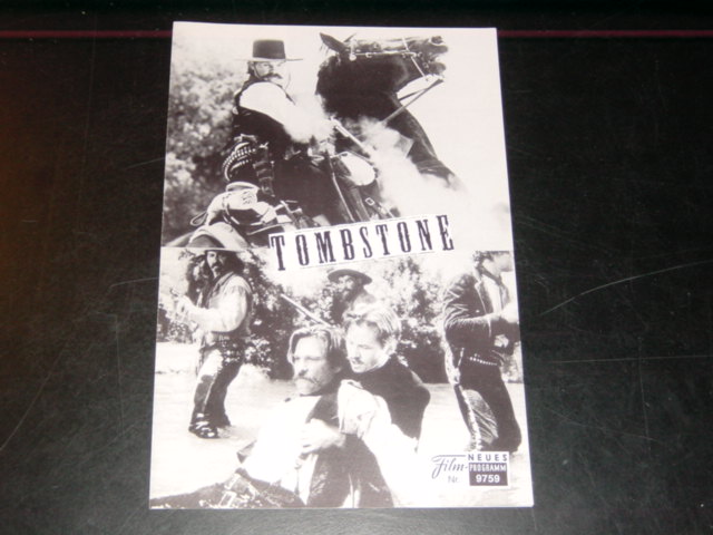 9759: Tombstone ( George Pan Cosmatos ) Kurt Russell, Val Kilmer, Bill Paxton, Dana Delany, Sam Elliott, Jason Priestley, Charlton Heston, Powers Boothe,