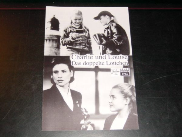 9764: Charlie und Louise - doppelte Lottchen ( Joseph Vilsmaier ) Fritzi & Floriane Eichhorn, Corinna Harfouch, Heiner Lauterbach, Hanns Zischler,