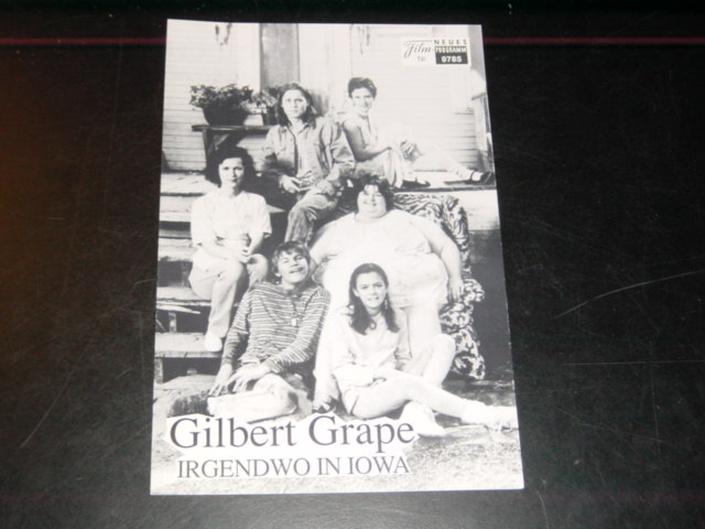 9785: Gilbert Grape - in Iowa ( Lasse Hallström ) Johnny Depp, Leonardo DiCaprio, Juliette Lewis, Mary Steenburgen,