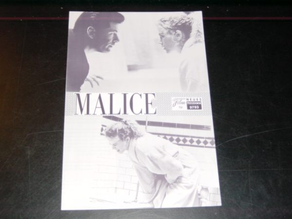 9793: Malice ( Harald Becker ) Alec Baldwin, Nicole Kidman, Anne Bancroft, George C. Scott, Anne Bancroft, Peter Gallangher, Tobin Bell,