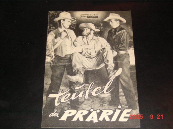 979: Teufel der Prärie (Sam Newfield) Fuzzy St. John, Bob Livingston, Charles King, Frank Ellis, Roy Brent, Ed Cassidy, Myrna Dell, Lane Chandler, Linda Johnson