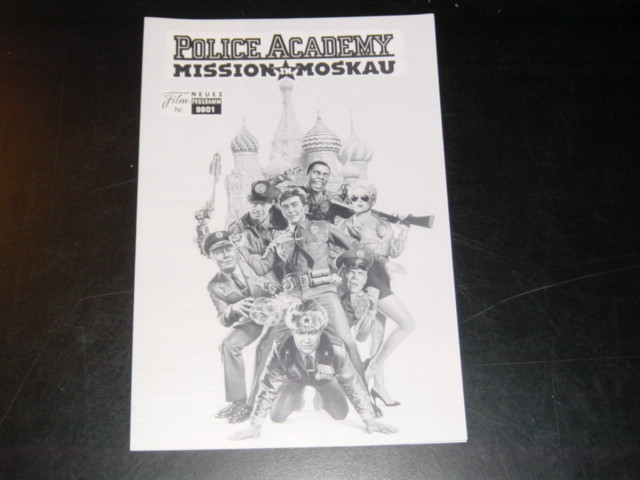 9801: Police Academy 7 - Mission in Moskau ( Alan Metter ) George Gaynes, Michael Winslow, David Graf, Ron Perlman, Claire Forlani,Christopher Lee,