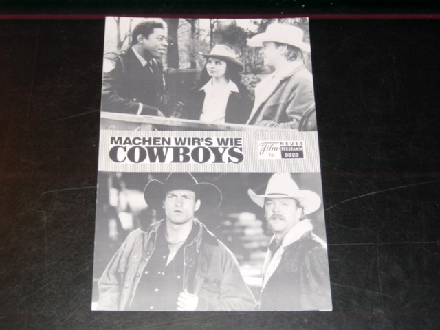 9828: Machen wir's wie Cowboys ( Gregg Champion ) Kiefer Sutherland, Woody Harrelson, Dylan McDermott, Ernie Hudson, Marg Helgenberger, Tomas Milian,