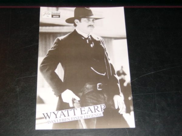 9829: Wyatt Earp - Das Leben einer Legende ( Lawrence Kasdan ) Kevin Costner, Dennis Quaid, Gene Hackman, David Andrews, Jeff Fahey, Mark Harmon, Michael Madsen, Isabella Rossellini,