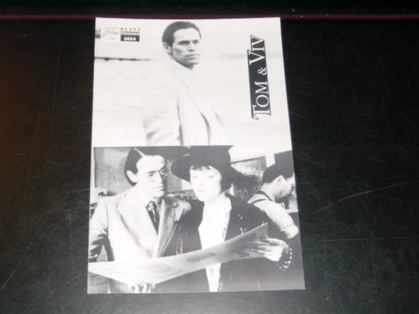 9864: Tom & Viv ( Brian Gilbert ) Willem Dafoe, Miranda Richardson, Rosemary Harris, Tim Dutton,