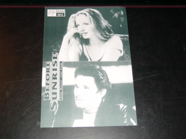 9913: Before Sunrise - Eine Nacht - Eine Liebe ( Richard Linklater ) Julie Delpy, Ethan Hawke, Andrea Eckert, Hanno Pöschl, Erni Mangold, Haymon Maria Buttinger,