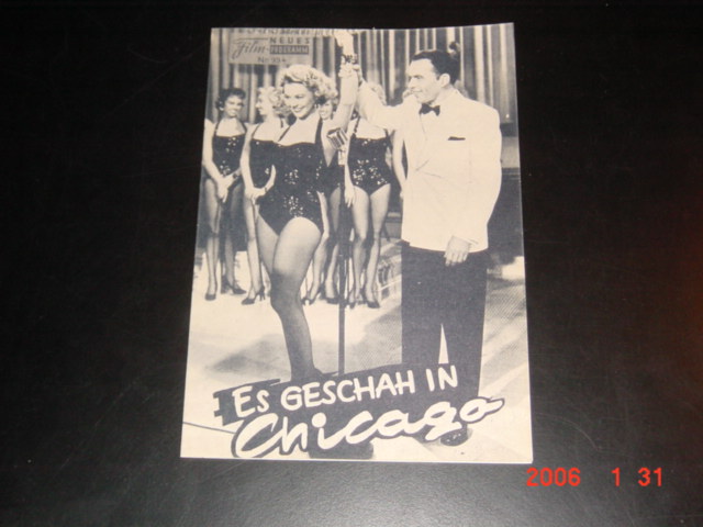 994: Es geschah in Chicago (Charles Vidor) Frank Sinatra, Mitzi Gaynor, Jeanne Crain, Eddie Albert, Ted de Corsia