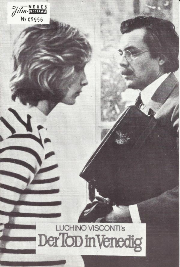 5956: Der Tod in Venedig ( Luchino Visconti ) ( 2. Auflage schwarz ) Dirk Bogarde, Björn Andresen, Silvana Mangano, Romolo Valli,