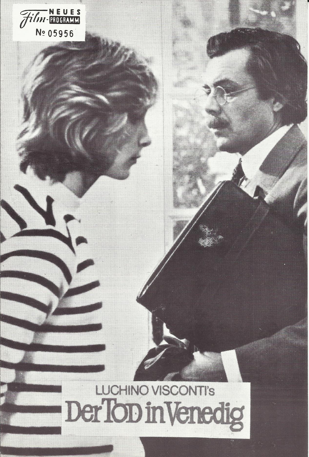 5956: Der Tod in Venedig ( Luchino Visconti ) ( 2. Auflage schwarz ) Dirk Bogarde, Björn Andresen, Silvana Mangano, Romolo Valli,