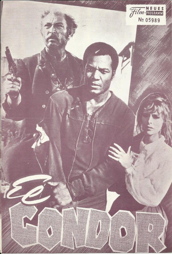 5989: El Condor ( John Guillermin ) ( rot ) Lee van Cleef, Jim Brown, Patrick O´Neal, Mariana Hill, Gustav Rojo,