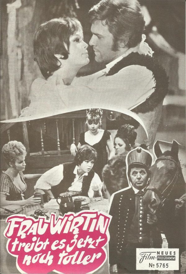 5765: Frau Wirtin treibt es jetzt noch toller ( Franz Antel ) ( rot ) Gunther Philipp, Terry Torday, Glenn Saxson, Paul Löwinger, Fritz Muliar, Harald Dietl, Wolfgang Jansen, Herbert Hisel, Herbert Probst, Dolores Schmidinger, Sepp Löwinger,