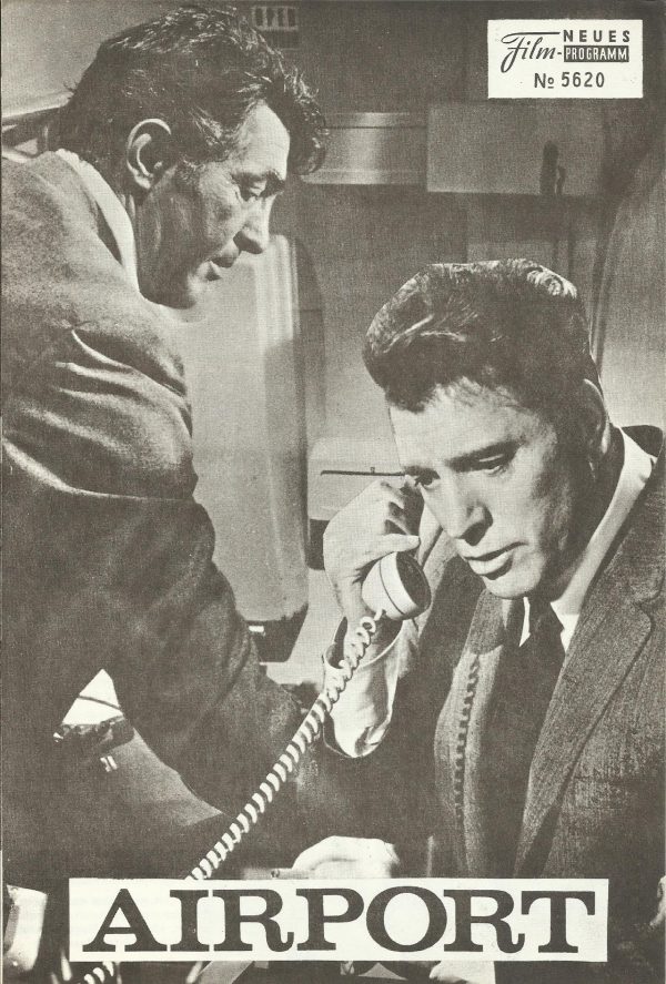 5620: Airport ( George Seaton ) ( grün ) Burt Lancaster, Dean Martin, Jean Seberg, George Kennedy, Jacqueline Bisset, Helen Hayes, Van Heflin, Dana Wynter, Maureen Stapleton, Barbara Hale,