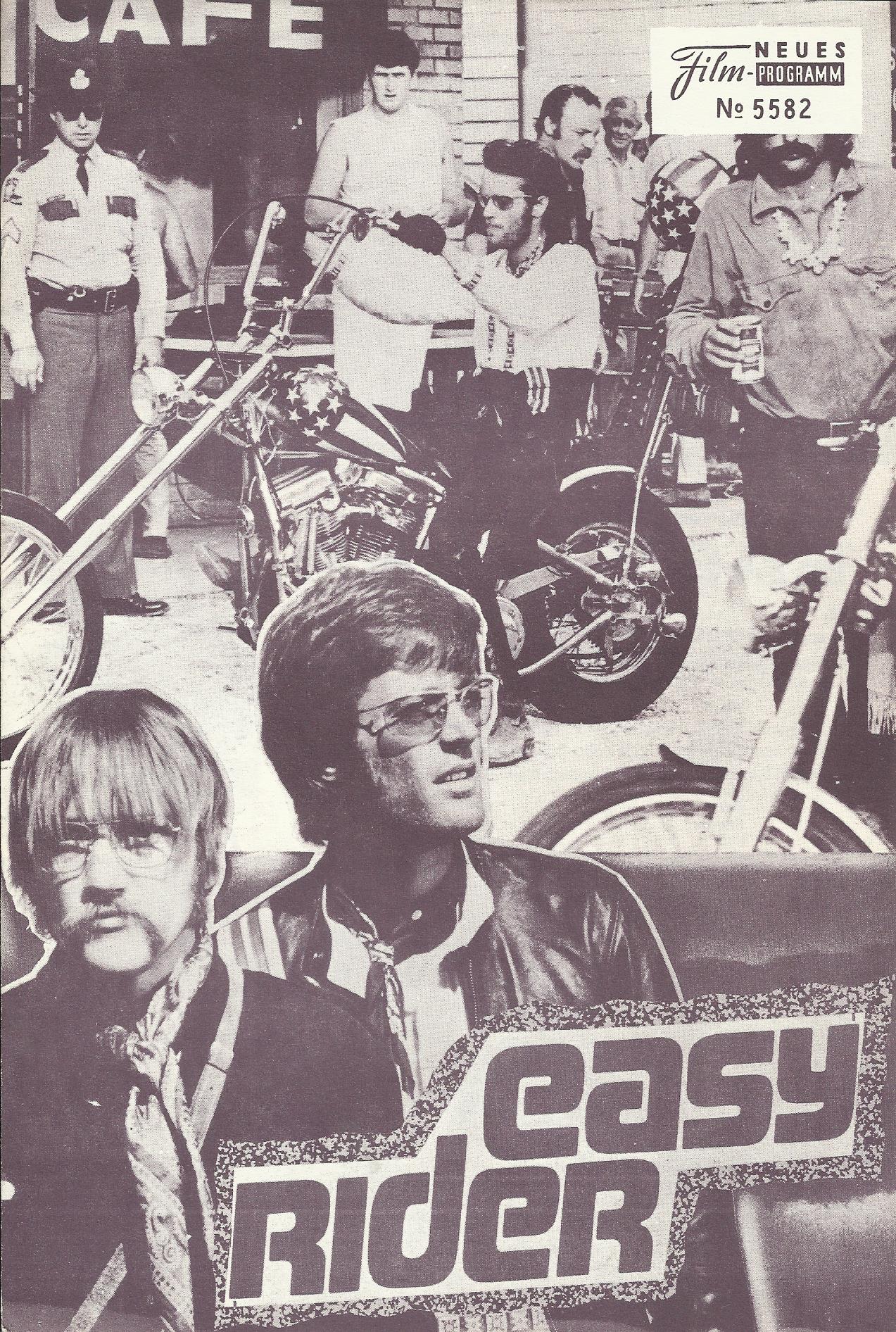 5582: Easy Rider ( Dennis Hopper ) ( 1. Auflage Violett ) Peter Fonda, Dennis Hopper, Jack Nicholson, Luke Askew, Karen Black,