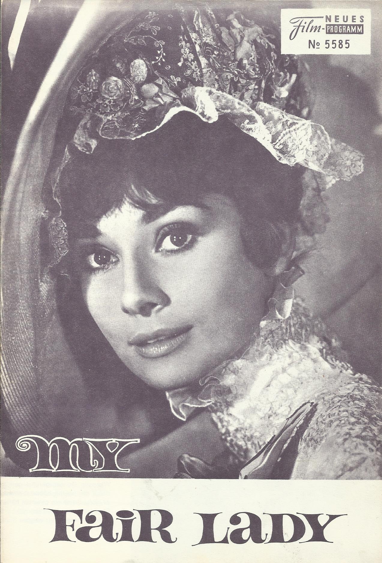 5585: My fair Lady ( Georg Culor ) ( 1. Auflage blau ) Audrey Hepburn, Rex Harrison, Stanley Holloway, Wilfrid Hyde White, Jeremy Brett,