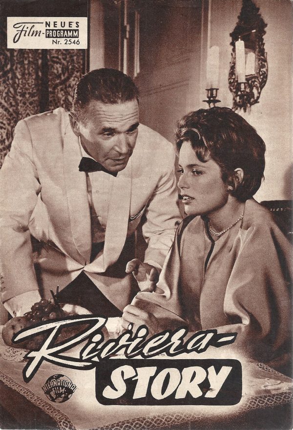 2546: Riviera Story ( Wolfgang Becker ) Wolfgang Preiss, Ulla Jacobsson, Hartmut Reck, Walter Rilla, Adeline Wagner, Franz Otto Krüger, Romana Rombach